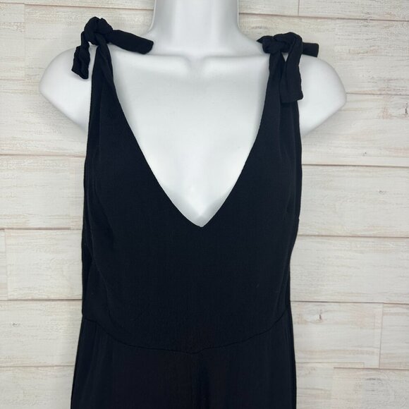 For Love and Lemons Womens Midnight Tide Jumpsuit Romper in Black Size Medium - Picture 4 of 11